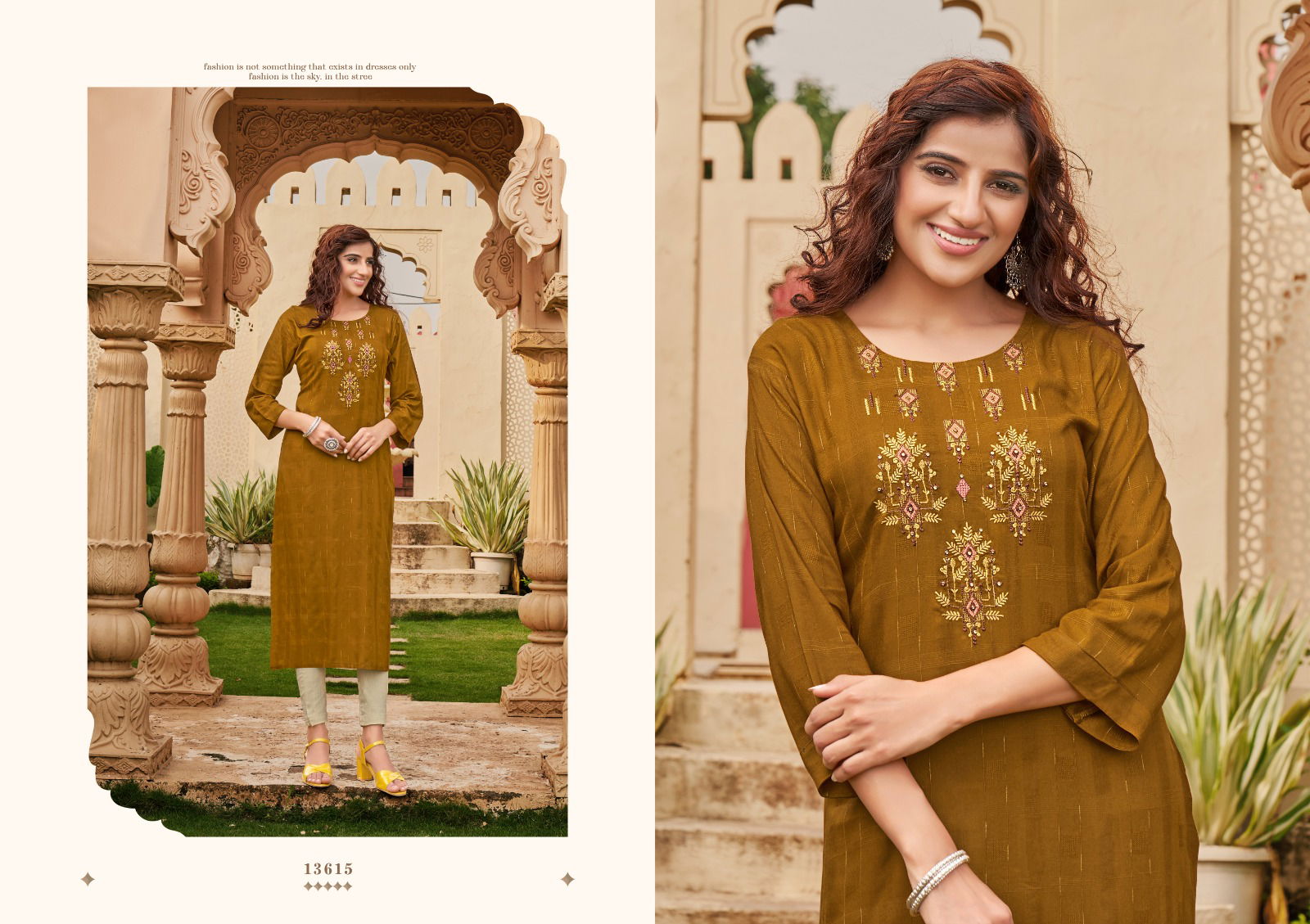 Gravity By kajree Embroidery Designer Kurtis Catalog